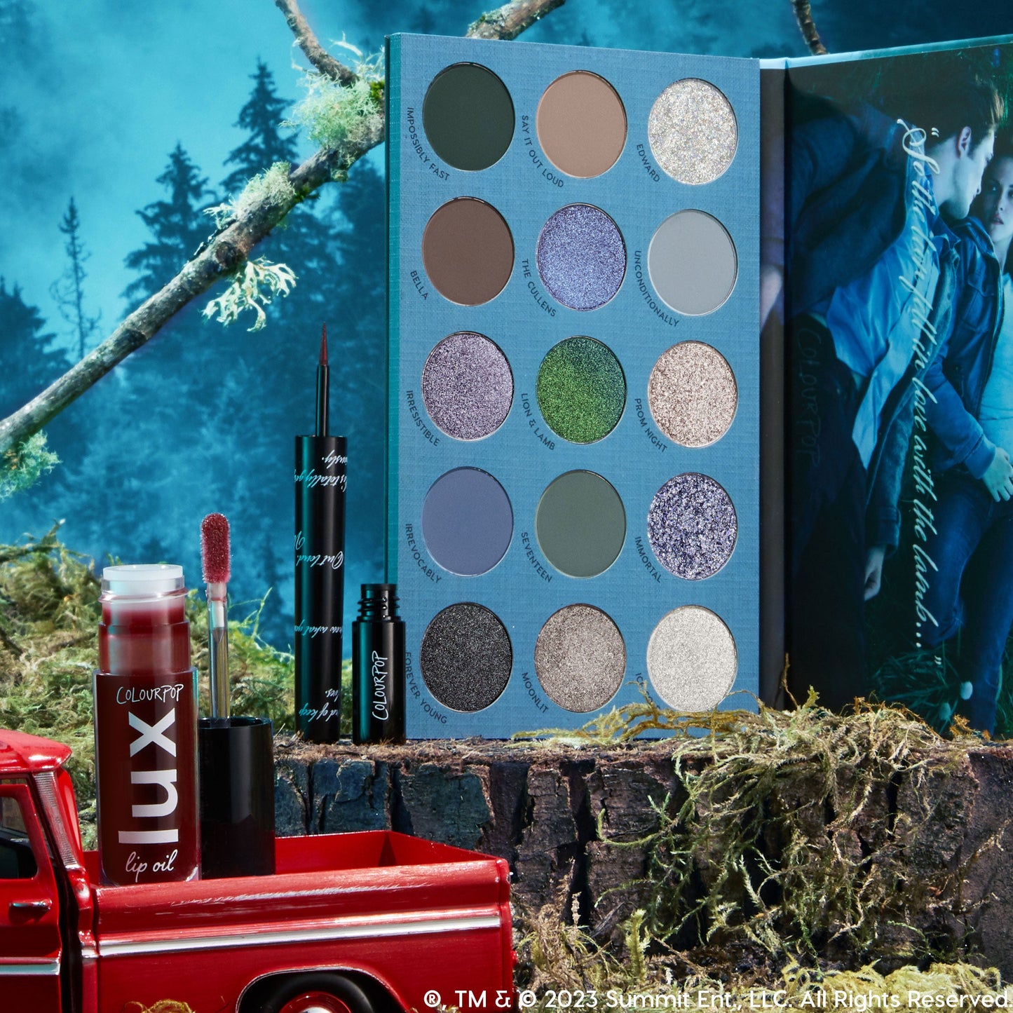 Shadow Palette, Eyeliner & Lip Set