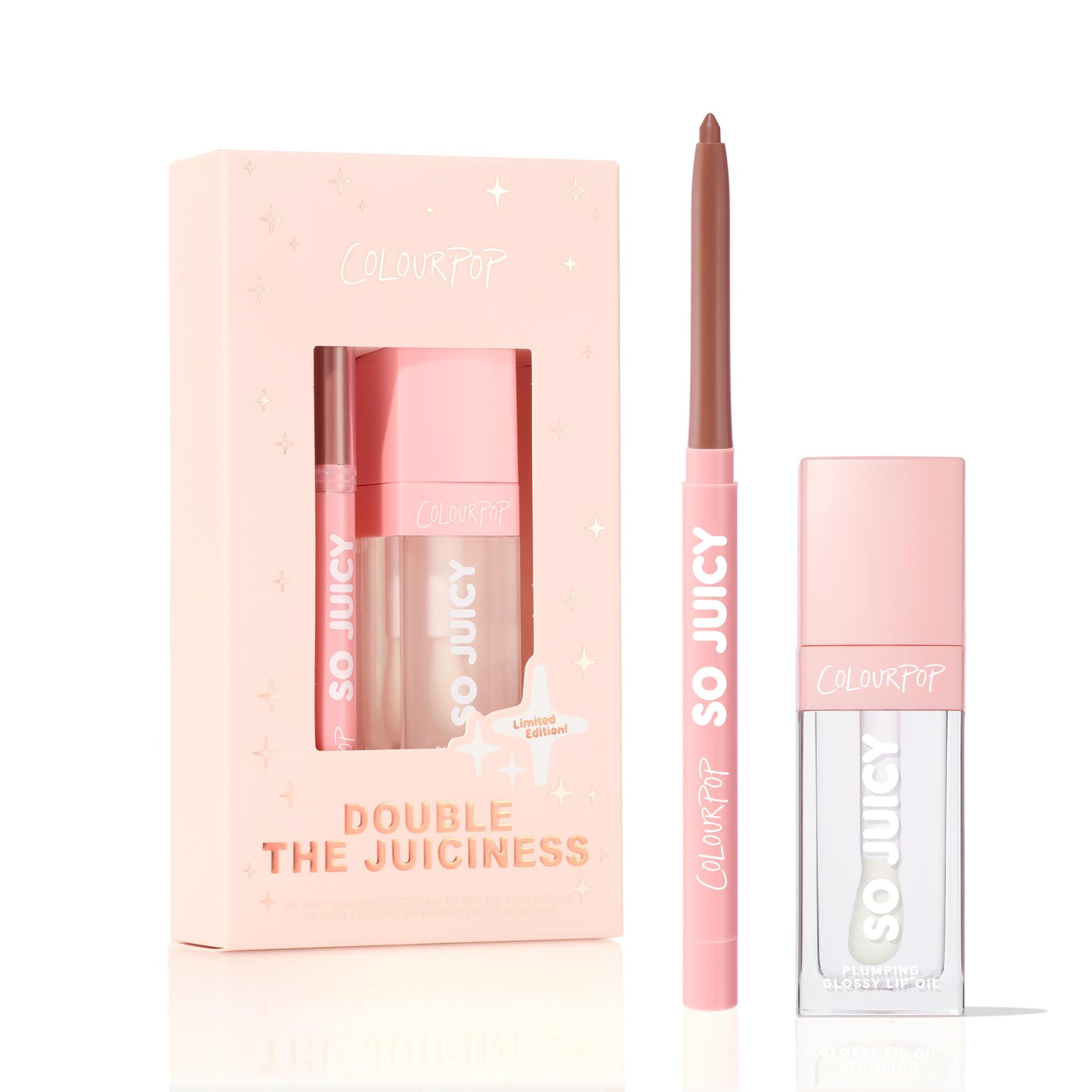 So Juicy Plumping Glossy Lip Oil & Lip Liner Kit - Image 7