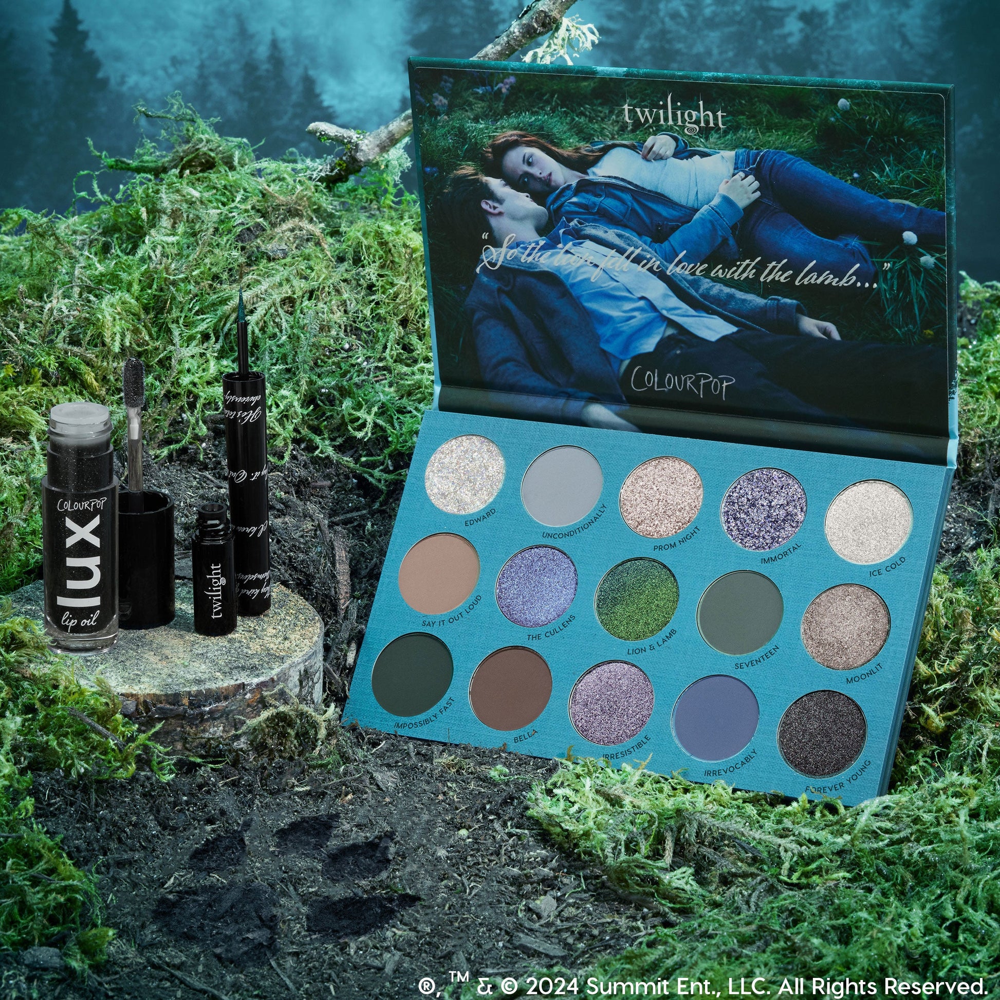 Shadow Palette, Eyeliner & Lip Set